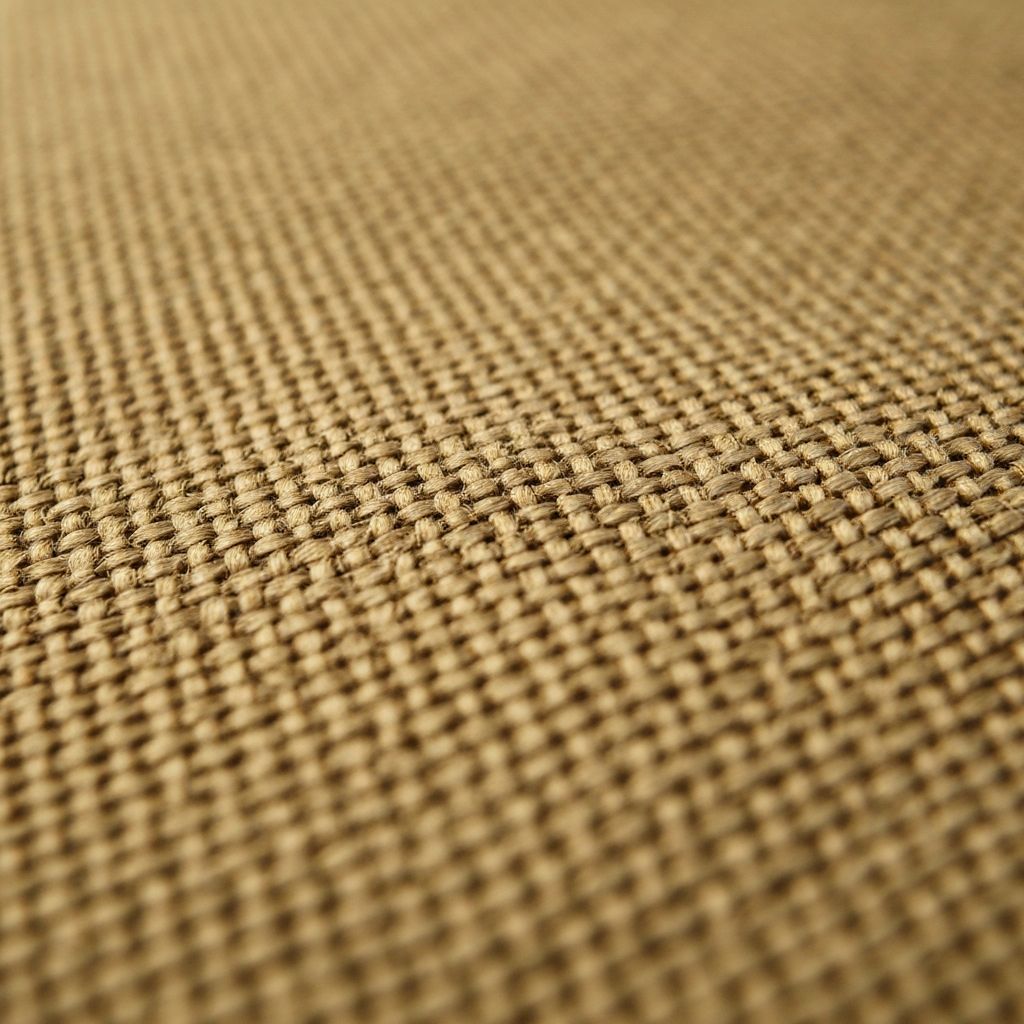 Hands examining premium fabric quality