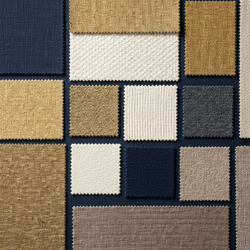 Collection of premium fabric swatches
